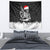 Skeleton Santa Claus Tapestry Scary Skeleton Santa Claus Coming - Wonder Print Shop