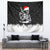 Skeleton Santa Claus Tapestry Scary Skeleton Santa Claus Coming - Wonder Print Shop