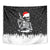 Skeleton Santa Claus Tapestry Scary Skeleton Santa Claus Coming - Wonder Print Shop
