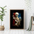 Skeleton Santa Claus Canvas Wall Art Santa Claus Is Coming To Town - Wonder Print Shop