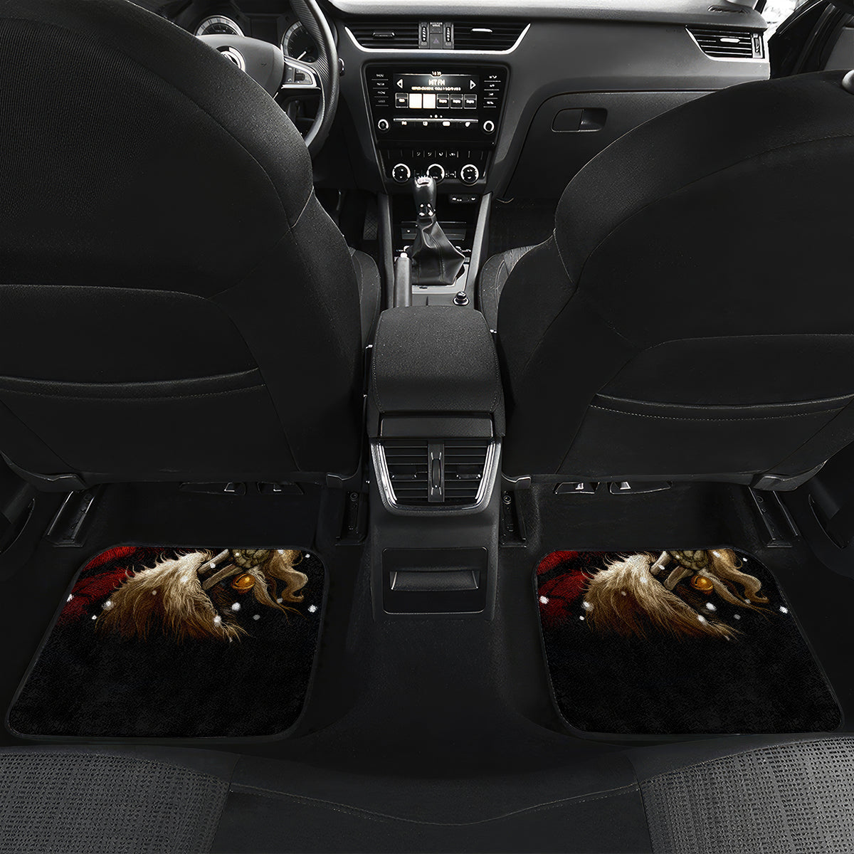 Skeleton Santa Claus Car Mats Santa Claus Is Coming To Town - Wonder Print Shop