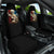 Skeleton Santa Claus Car Seat Cover Santa Claus Is Coming To Town - Wonder Print Shop