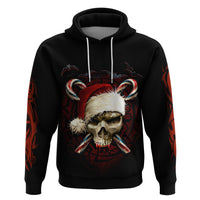Skeleton Santa Claus Hoodie Santa Claus Is Coming To Town - Wonder Print Shop