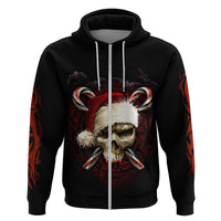 Skeleton Santa Claus Hoodie Santa Claus Is Coming To Town - Wonder Print Shop
