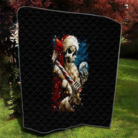 Skeleton Santa Claus Quilt Santa Claus Is Coming To Town - Wonder Print Shop