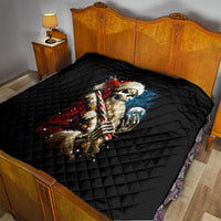 Skeleton Santa Claus Quilt Santa Claus Is Coming To Town - Wonder Print Shop