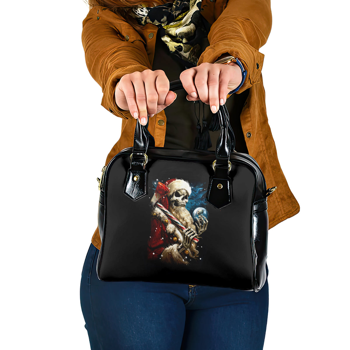 skeleton-santa-claus-shoulder-handbag-santa-claus-is-coming-to-town