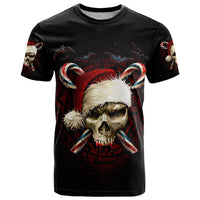 Skeleton Santa Claus T Shirt Santa Claus Is Coming To Town - Wonder Print Shop
