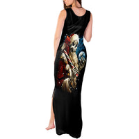 Skeleton Santa Claus Tank Maxi Dress Santa Claus Is Coming To Town - Wonder Print Shop