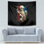 Skeleton Santa Claus Tapestry Santa Claus Is Coming To Town - Wonder Print Shop