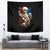 Skeleton Santa Claus Tapestry Santa Claus Is Coming To Town - Wonder Print Shop