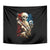 Skeleton Santa Claus Tapestry Santa Claus Is Coming To Town - Wonder Print Shop