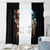 Skeleton Santa Claus Window Curtain Santa Claus Is Coming To Town - Wonder Print Shop