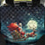 Skeleton Santa Claus Back Car Seat Cover Santa Claus Is Coming To Town - Wonder Print Shop