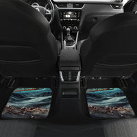 Skeleton Santa Claus Car Mats Santa Claus Is Coming To Town - Wonder Print Shop