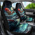 Skeleton Santa Claus Car Seat Cover Santa Claus Is Coming To Town - Wonder Print Shop