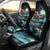 Skeleton Santa Claus Car Seat Cover Santa Claus Is Coming To Town - Wonder Print Shop
