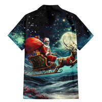 Skeleton Santa Claus Family Matching Mermaid Dress and Hawaiian Shirt Santa Claus Is Coming To Town - Wonder Print Shop