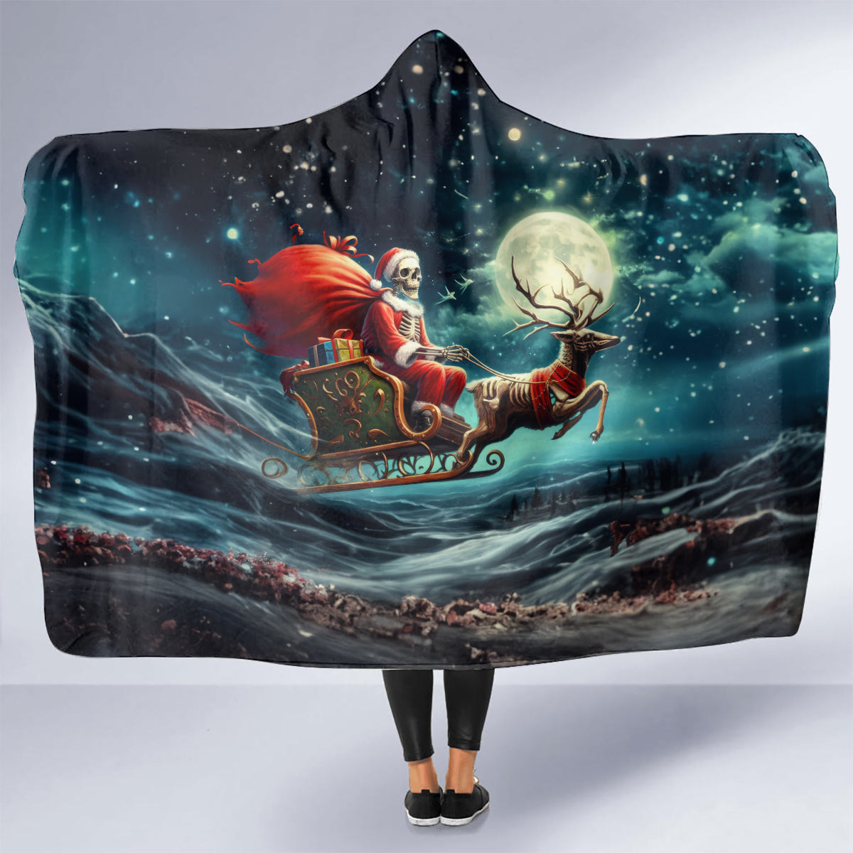 skeleton-santa-claus-hooded-blanket-santa-claus-is-coming-to-town