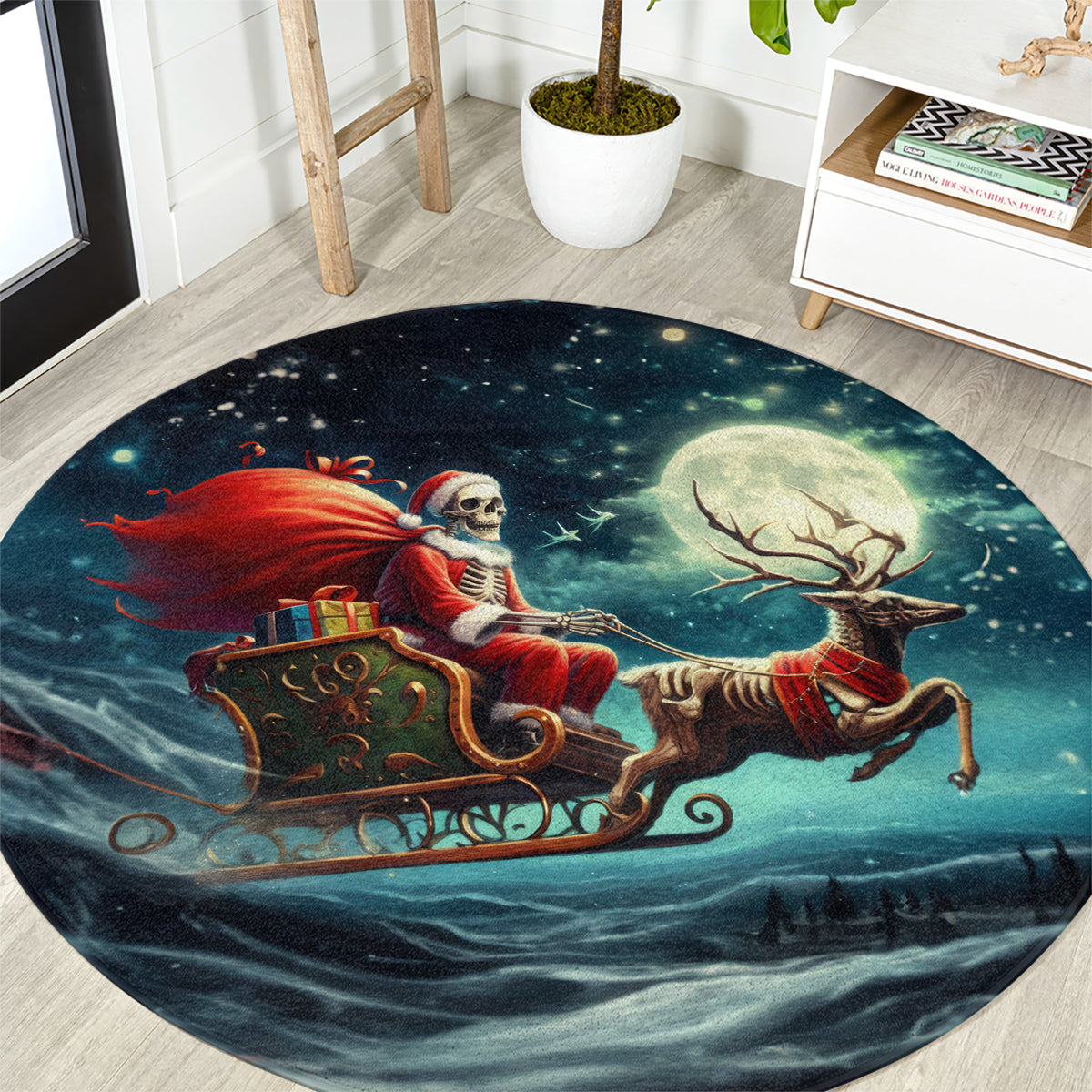 skeleton-santa-claus-round-carpet-santa-claus-is-coming-to-town