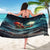 Skeleton Santa Claus Sarong Santa Claus Is Coming To Town - Wonder Print Shop