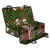 Skeleton Santa Claus Back Car Seat Cover Multi Skeleton Santa Pattern Ugly Christmas - Wonder Print Shop