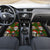 Skeleton Santa Claus Car Mats Multi Skeleton Santa Pattern Ugly Christmas - Wonder Print Shop