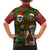 Skeleton Santa Claus Kid Hawaiian Shirt Multi Skeleton Santa Pattern Ugly Christmas - Wonder Print Shop