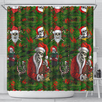 skeleton-santa-claus-shower-curtain-multi-skeleton-santa-pattern-ugly-christmas