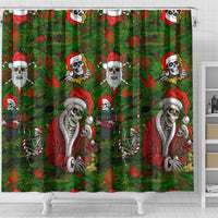 skeleton-santa-claus-shower-curtain-multi-skeleton-santa-pattern-ugly-christmas