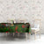 Skeleton Santa Claus Tablecloth Multi Skeleton Santa Pattern Ugly Christmas - Wonder Print Shop