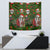Skeleton Santa Claus Tapestry Multi Skeleton Santa Pattern Ugly Christmas - Wonder Print Shop