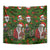 Skeleton Santa Claus Tapestry Multi Skeleton Santa Pattern Ugly Christmas - Wonder Print Shop