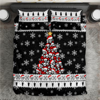 Skull Santa Bedding Set Tree Skull Santa Ugly Christmas - Wonder Print Shop