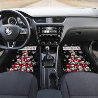 Skull Santa Car Mats Tree Skull Santa Ugly Christmas - Wonder Print Shop
