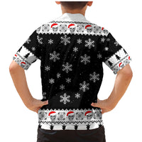 Skull Santa Family Matching Mermaid Dress and Hawaiian Shirt Tree Skull Santa Ugly Christmas - Wonder Print Shop