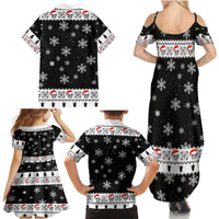 Skull Santa Family Matching Summer Maxi Dress and Hawaiian Shirt Tree Skull Santa Ugly Christmas - Wonder Print Shop