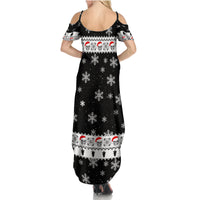 Skull Santa Family Matching Summer Maxi Dress and Hawaiian Shirt Tree Skull Santa Ugly Christmas - Wonder Print Shop