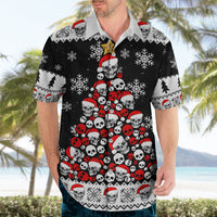 Skull Santa Hawaiian Shirt Tree Skull Santa Ugly Christmas - Wonder Print Shop