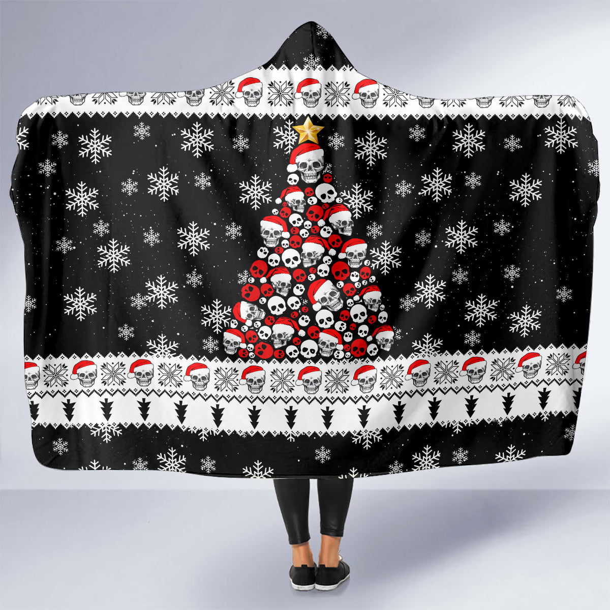 skull-santa-hooded-blanket-tree-skull-santa-ugly-christmas