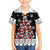 Skull Santa Kid Hawaiian Shirt Tree Skull Santa Ugly Christmas - Wonder Print Shop