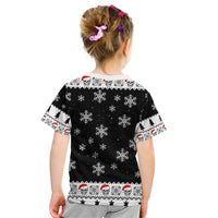 Skull Santa Kid T Shirt Tree Skull Santa Ugly Christmas - Wonder Print Shop