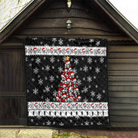 Skull Santa Quilt Tree Skull Santa Ugly Christmas - Wonder Print Shop