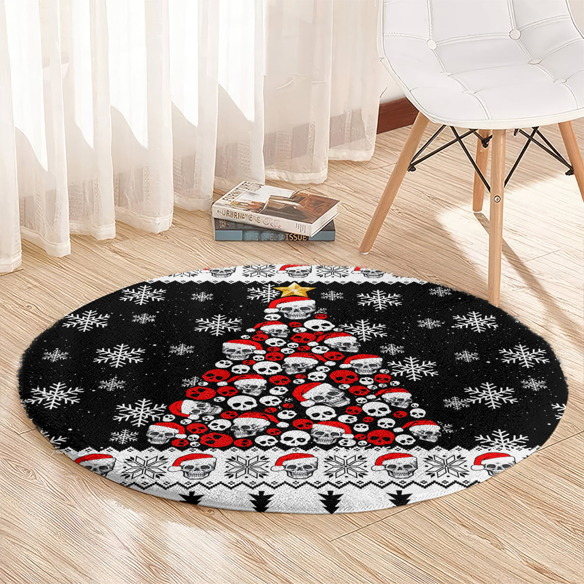 skull-santa-round-carpet-tree-skull-santa-ugly-christmas