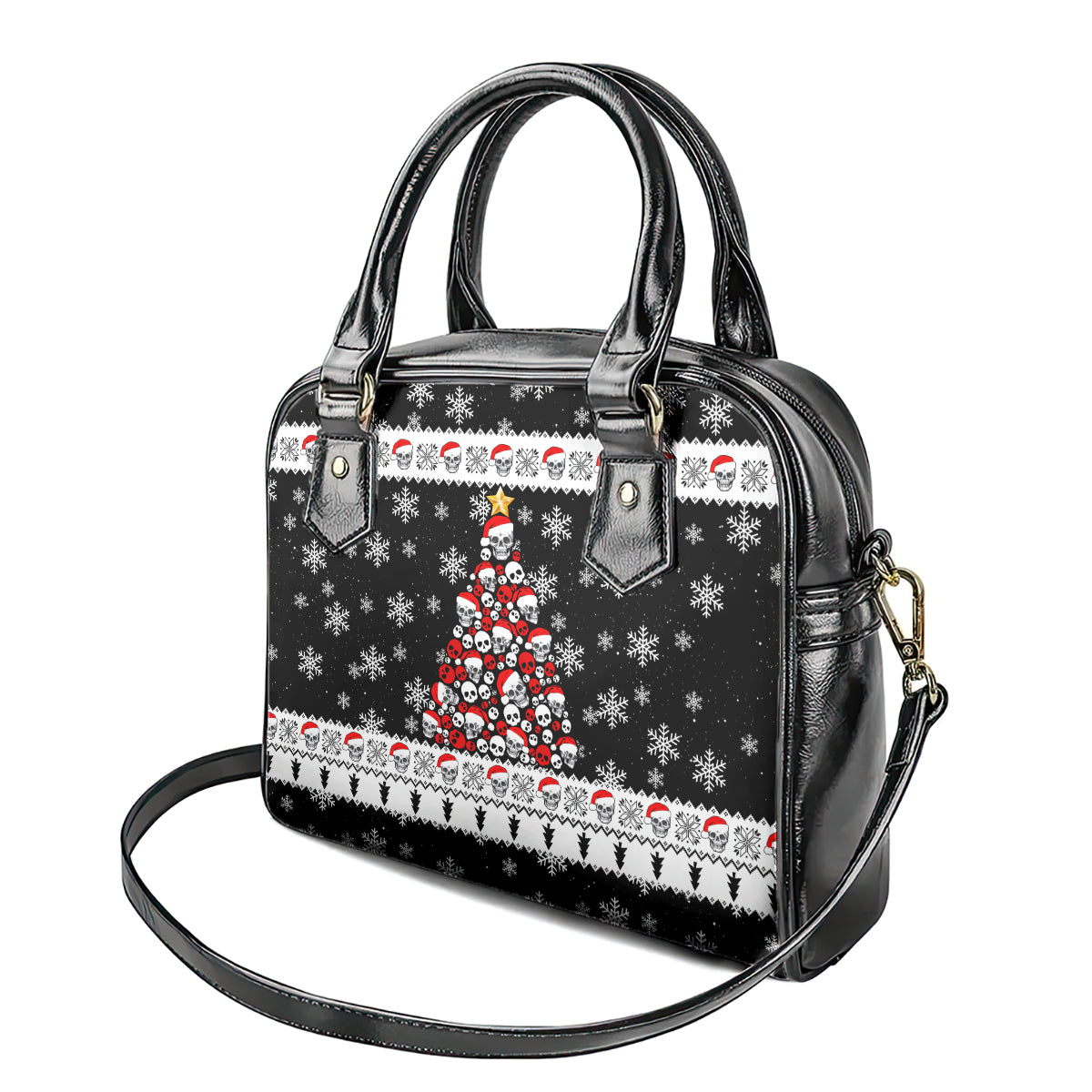 skull-santa-shoulder-handbag-tree-skull-santa-ugly-christmas
