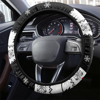 Skull Santa Steering Wheel Cover Tree Skull Santa Ugly Christmas - Wonder Print Shop