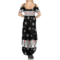 Skull Santa Summer Maxi Dress Tree Skull Santa Ugly Christmas - Wonder Print Shop