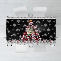Skull Santa Tablecloth Tree Skull Santa Ugly Christmas - Wonder Print Shop