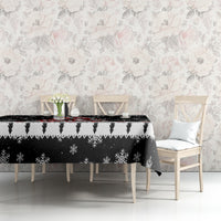 Skull Santa Tablecloth Tree Skull Santa Ugly Christmas - Wonder Print Shop