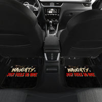 Skeleton Santa Claus Car Mats Sorry Santa Naughty Just Feels So Nice - Wonder Print Shop